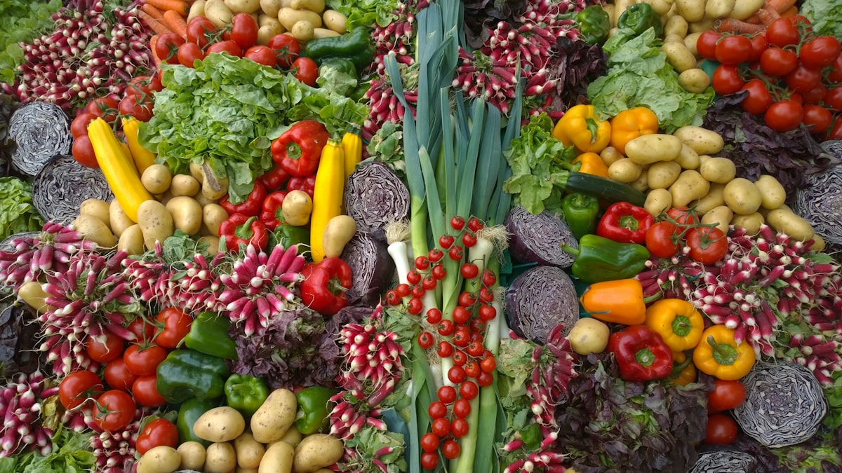 Nutritious seeds and whole grains rich in plant-based nutrients